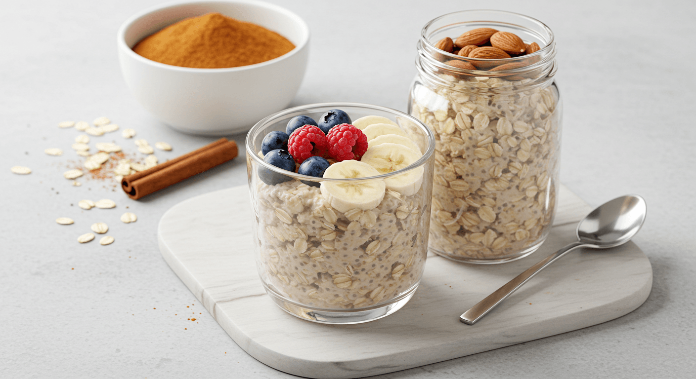 Healthy Overnight Oats - Easy, Nutritious & Meal-Prep Friendly Breakfast