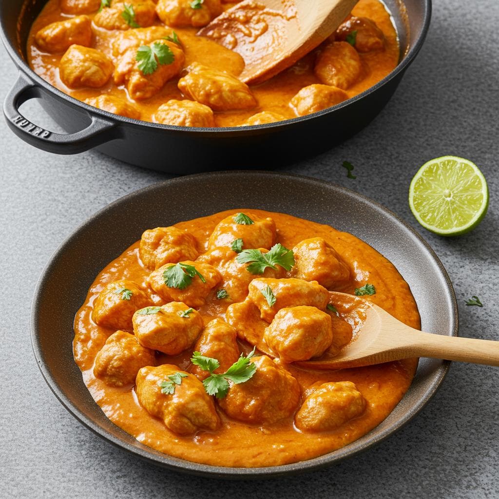 Light & Creamy Butter Chicken - Guilt-Free, Flavor-Packed